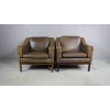 Leather Lounge Chair, Norway 1970s