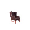 Leather Vintage Wingback Chair